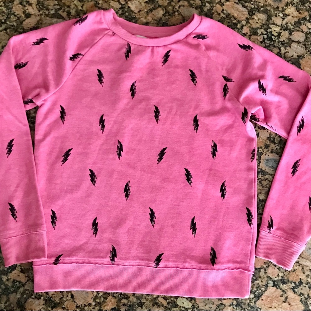 H&M Pink Lightening Bolt Sweatshirt - Picture 5 of 8